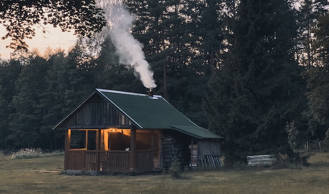 cabins in forest